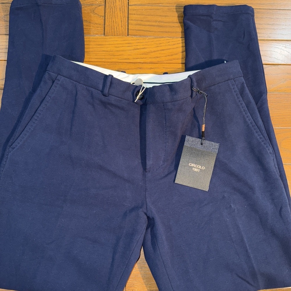 Circolo 1901 Men's Navy Chino Pants Size 50 (see‎ Chart) NWT